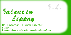 valentin lippay business card